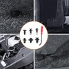 EMLIAUMU 200 Pcs Plastic Automotive Rivet Clips, 6 Types, Bumper