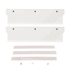 Computer Water Cooling Heatsink Aluminium Alloy Memory Cooling Heatsink DDR5 Memory Cooler White