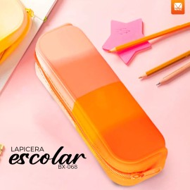 Maíz Estuche Lapicera Organizador Escolar Portatil Silicona Niños