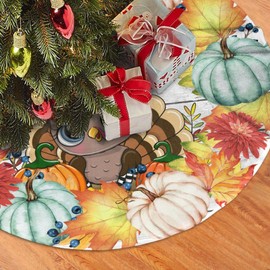 Majoug 36" Multicolor Cartoon Christmas Tree Skirt