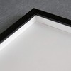 16x16 Shadow Box Gallery Wood Frames - Black DEEP Shadowbox