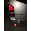 PAISION Clear Lens Rear Bumper Reflector LED Brake Tail Light