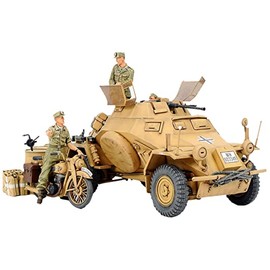 TAMIYA 300035286 – 1:35 WWII Special Automotive 222 Direct-Action Reconnaissance Tank North Africa (3) for unisex