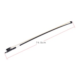 Well Balanced Carbon Fiber 4/4 Violin Fiddle Bow Round Stick Exquisite Horsehair Ebony Frog