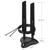 Dual Band 2.4GHz 5GHz 5.8Ghz RP-SMA Gaming WiFi 6E 802.11ac/ax
