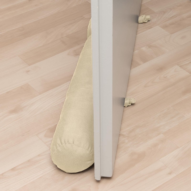 Beautissu Viento Draught Excluder 90 cm, Door Draught Stopper, Front