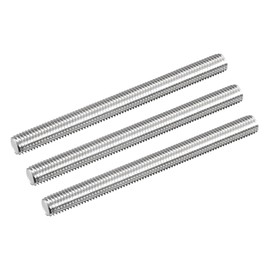 sourcing map Fully Threaded Rod M12 x 150mm 1.75mm Thread Pitch 304 Stainless Steel Right Hand Threaded Rods Bar Studs 3 Pack