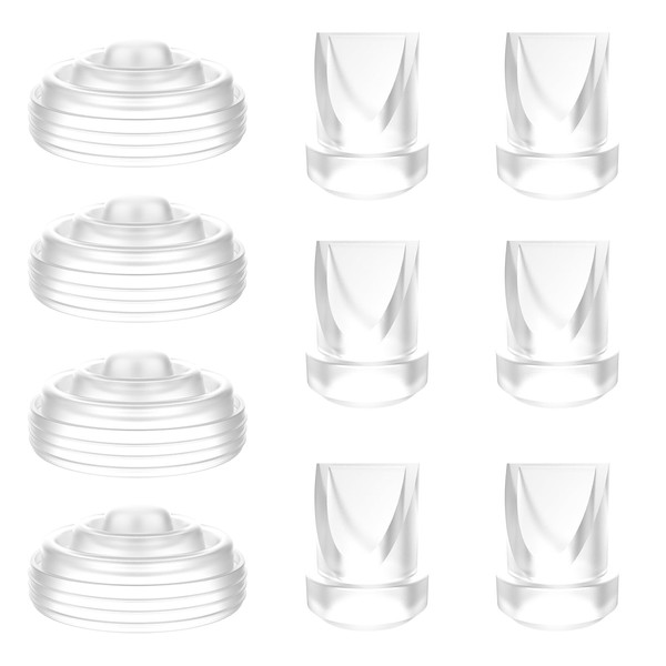 FRUSSONIA 6Pcs Upgrade Duckbill Valve and 4Pcs Silicone Diaphragm Compatible