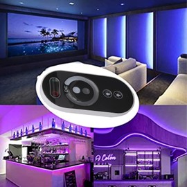 DC1224V Intelligent Touch RGB Dimmer RF LED Remote Controller for LED Strip Light 18A