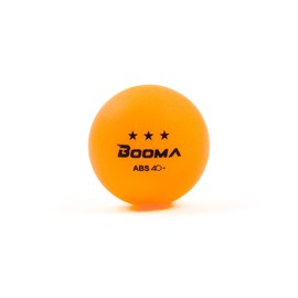 BOOMA Ping Pong Balls | 3-Star 40+ Table Tennis Balls | Premium ABS Training Balls | Highly Durable for Indoor/Outdoor Ping Pong Games, Competitions (Pack of 18, Orange)