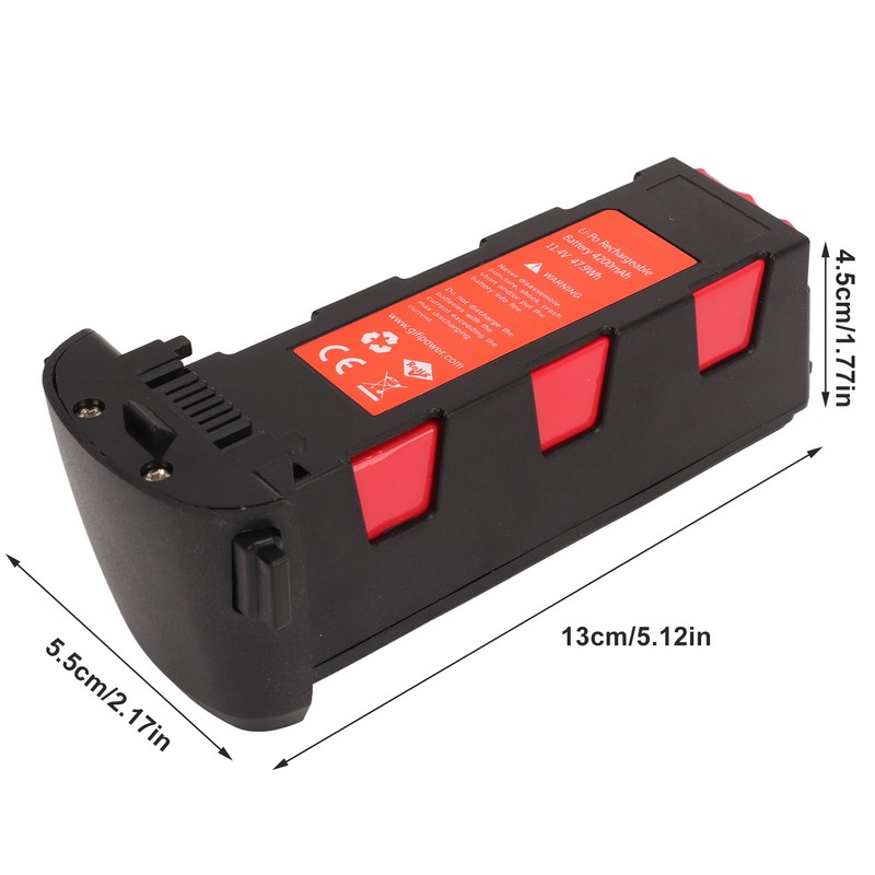 LiPo Rechargeable Battery 4200mAh 11.4V 47.8Wh for Hubsan Zino H117S