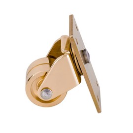 ARTIBETTER Stroller Wagon Accessories Brass Piano Wheels Cast Iron Casters Heavy Duty Retractable Casters Upright Piano Caster Wheels Musical Instrument Accessories (Golden) Heavy Duty Caster