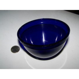 tek lite marker light plastic dome 4 3/8 x 3 blue new