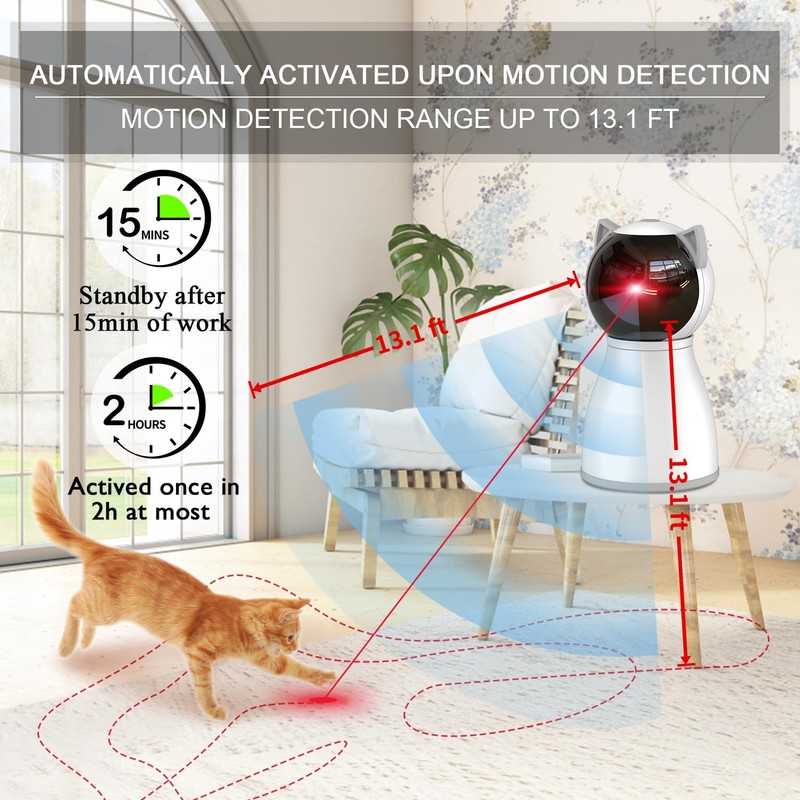 YVE LIFE Laser Cat Toys for Indoor Cats,The 4th Generation