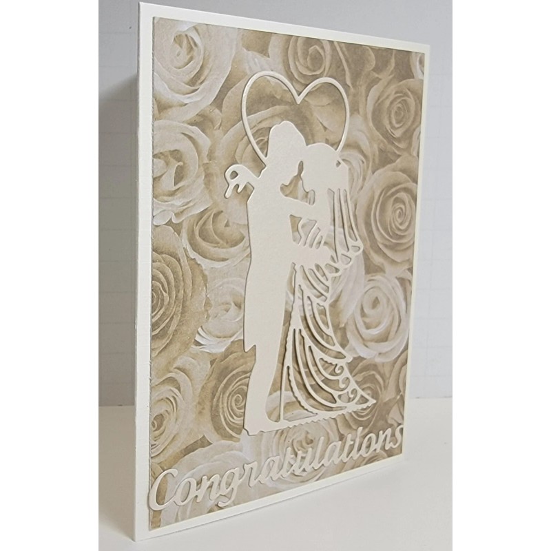 Handcrafted Greeting Card - Wedding /Anniversary - Congratulation