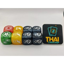 Jumbo Flesh and Blood Deluxe Dice Set - Marble