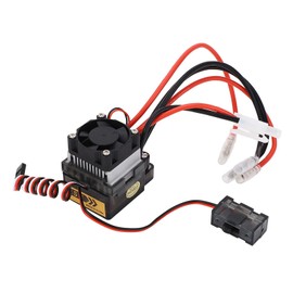 320A RC Brushed ESC, Brushed ESC Electronic Speed Controller for 7.4 to 16V Voltage 2 to 4S LiPo 6 to 12 NiMH or 1/10 RC Car Boat