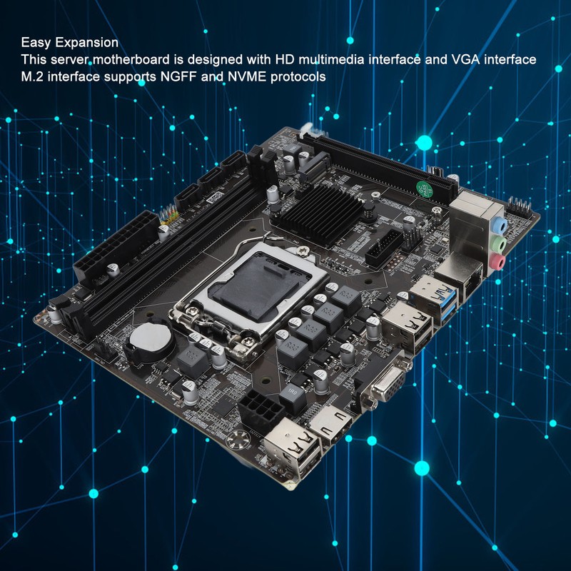H110 Computer Motherboard Double Channel DDR3 Memory M.2 Interface LGA1151