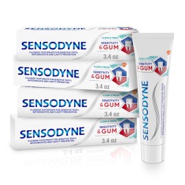 Sensodyne Sensitivity & Gum Sensitive Toothpaste for Gingivitis, Sensitive...