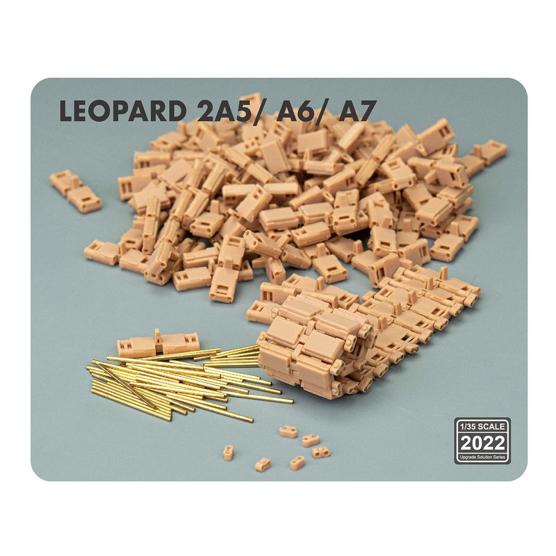 For Raifield Model 1/35 Leopard 2A5/A6/A7 3D Printer Movable Track