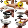 Kitchen Sink Strainer Plug, Stainless Steel, Interchangeable Emoji Design (bh-78mm)
