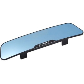 Rear View Mirror, KITBEST Universal Anti Glare Car Interior Rearview Mirror, Panoramic Rear View Mirror – Clip On – Wide Angle – Convex - for Car SUV Trucks (11.8” L X 2.9” H)