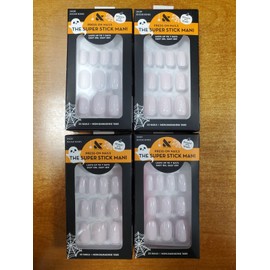 Olive & June 4 Pack: Olive & June Press On Nails Super Stick Mani Boogie Bones (9442) R9P6b