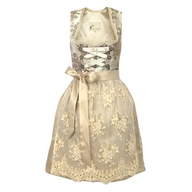 Alte Liebe 2tlg. Damen Dirndl A338 /46 Creme