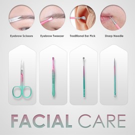 Nail Clippers Set, 10 Pieces, Grooming Set, Manicure Set, Nail Care Set, Multi-functional, Stainless Steel, Portable, Convenient and Dedicated Storage Case Included