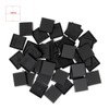 Evemodel 40PCS 25mm Square Black Miniature Model Bases for Tabletop