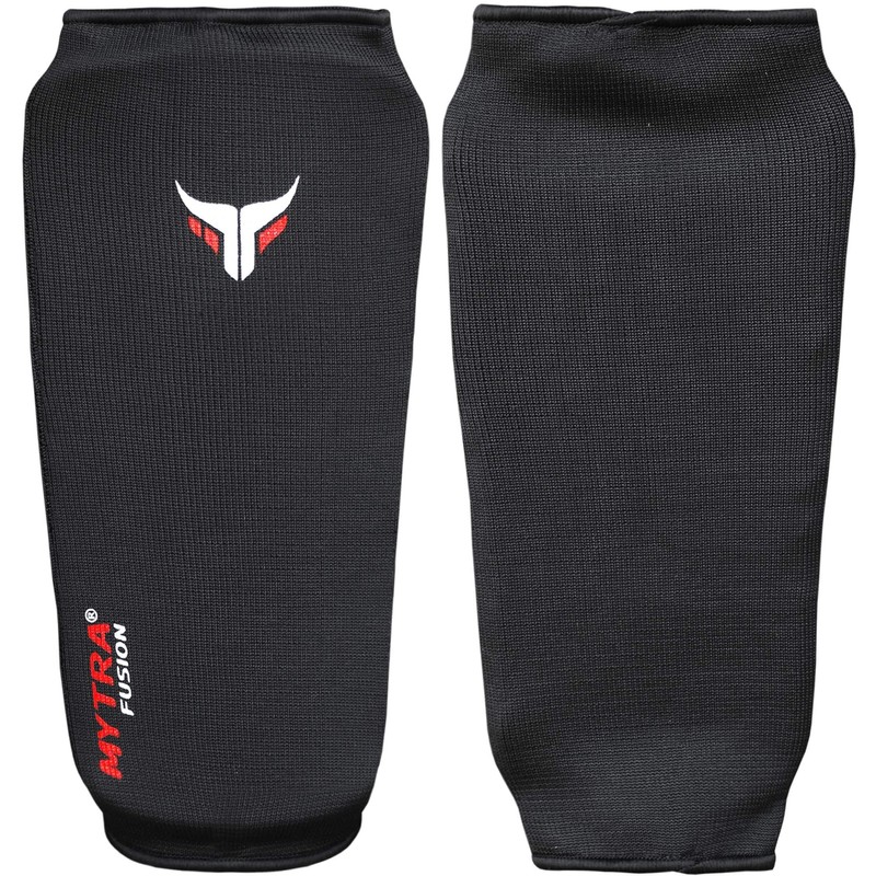 Mytra Fusion Shin Pad G-Tech Padding Elasticated Kick Boxing Muay