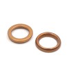 sourcingmap 60 Pcs 30mm OD Metal Exhaust Pipe Muffler Gaskets