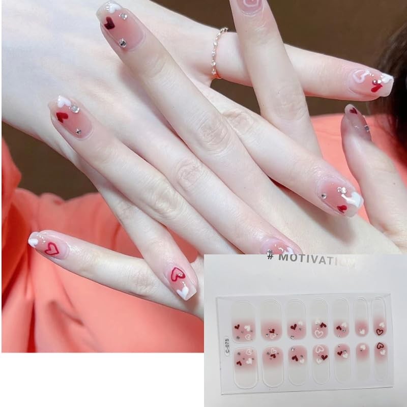 3D Nail Seals, Set of 6, 3D Feeling, Ins, Just