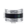 CHICIRIS Acero Inoxidable Botella de Vino LCD Termómetro Pulsera, Sensor