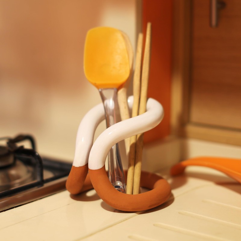Egloo - Kitchen Ladle Holder, Kitchen Utensil Holder, Ceramic Kitchen