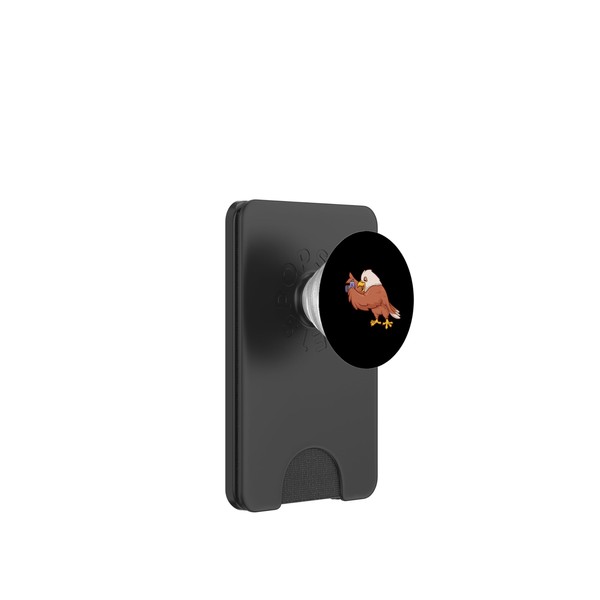 Adler mit Kamera PopSockets PopWallet für MagSafe