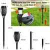 Solar Torch Lights Outdoor Flickering Flame for Halloween Decorations