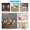 Ascher E12 LED Classic Candelabra Clear Light Bulbs 4W, Equivalent