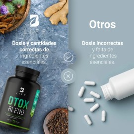 Detox Natural De 180 Cápsulas, Dtox Blend B Life