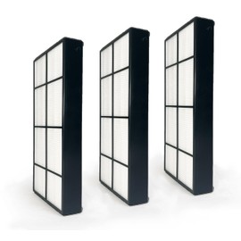 Nispira WPT60 1183600 H6 True HEPA Filter Replacement for Whirlpool Whispure Air Purifier Portable Tower WPT60 Medium, 3 Packs