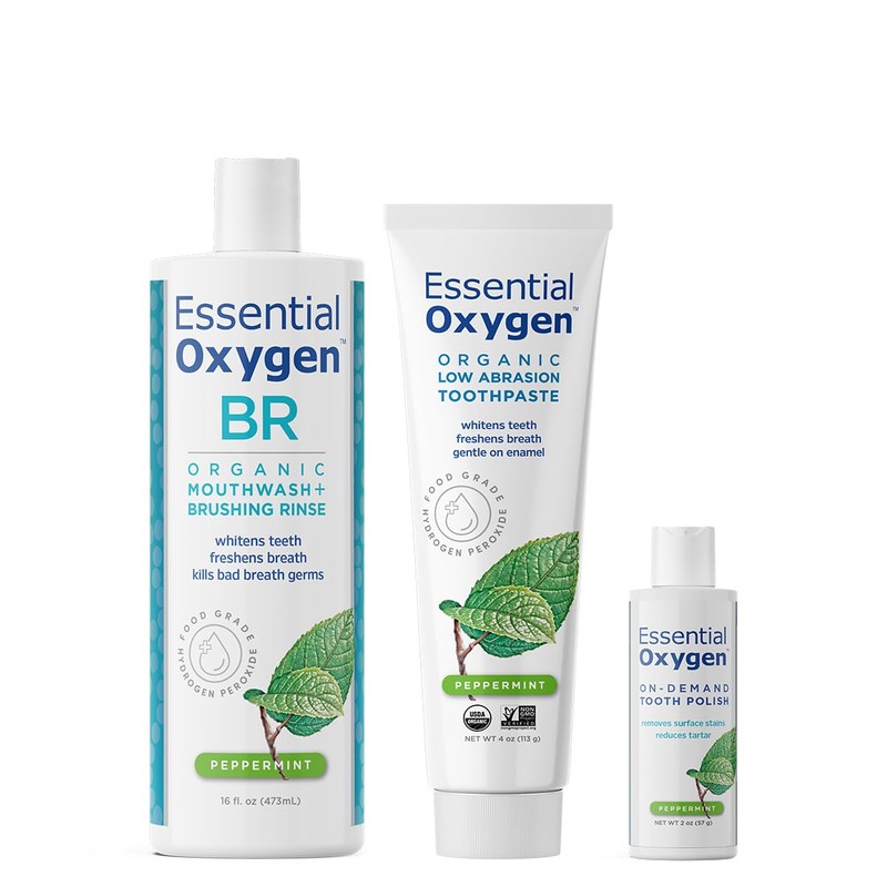 Essential Oxygen Pristine Protocol A 3-Step System (1. Rinse 2.