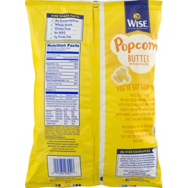 Wise Foods Air Popped Butter Popcorn 6 oz. Bag (3 Bags)