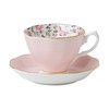 Royal Albert Rose Confetti Teacup & Saucer Set