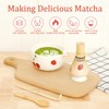 Matcha Whisk Set, 5 Pcs Matcha Bowl with Spout and