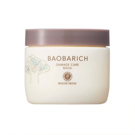 House of Rose Baobarich Damage Care Hair Mask n 7.1 oz (200 g) Hair Care, Hair Treatment, Hair Protection, Split Ends, Breaking, Comes with Pasha, Gowa, Made in Japan, Gift for Women and Men