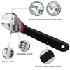 Gentpovth 6 inch/150 mm adjustable wrench, single open-end wrench, max