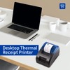 58mm Thermal Receipt Printer Desktop USB&BT Wireless Connection Printer Barcode