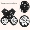 Voarge Pack of 8 Non-Slip Dog Socks, Dog Socks that