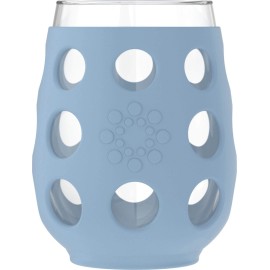 Lifefactory Wine Glass Set with Protective Silicone Sleeve, 2 Count (Pack of ...