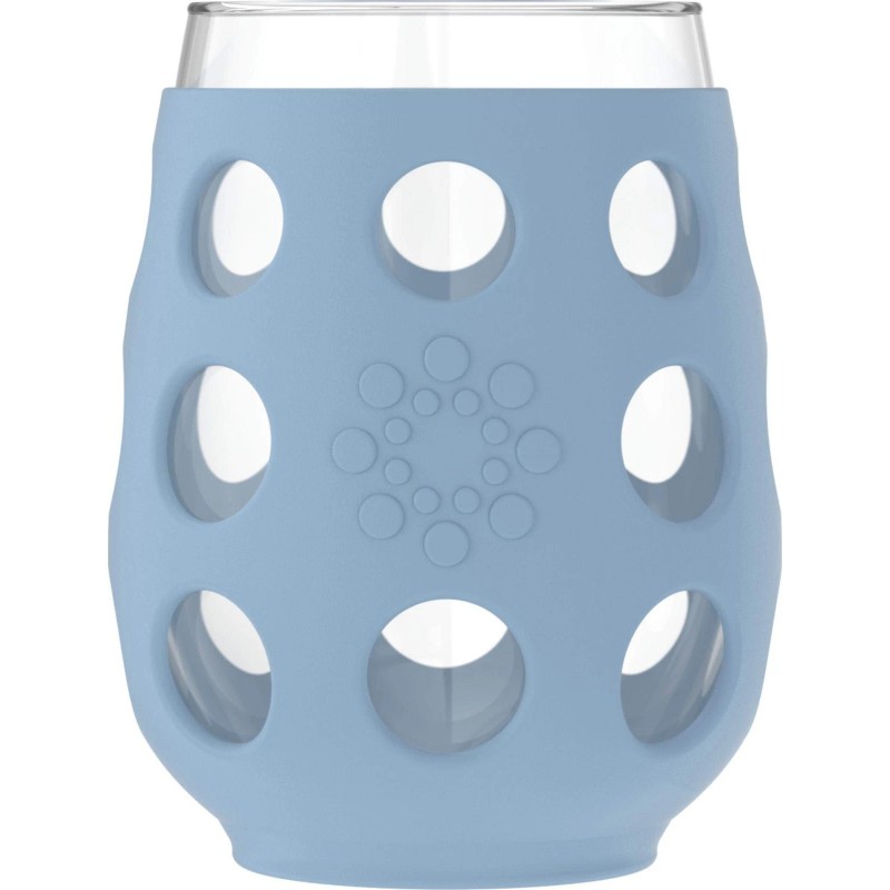 Lifefactory Wine Glass Set with Protective Silicone Sleeve, 2 Count